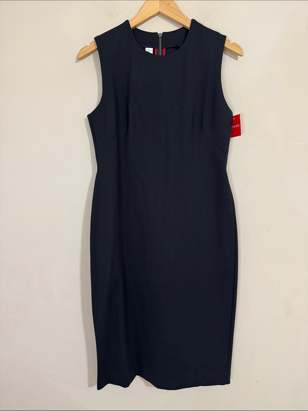 NWT Spanx Perfect Fitted Dress Black Sleeveless size M Career Cocktails Party